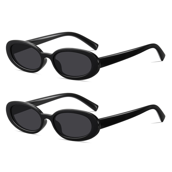 Retro Oval Sunglasses - FOLOOTY BOUTIQUE