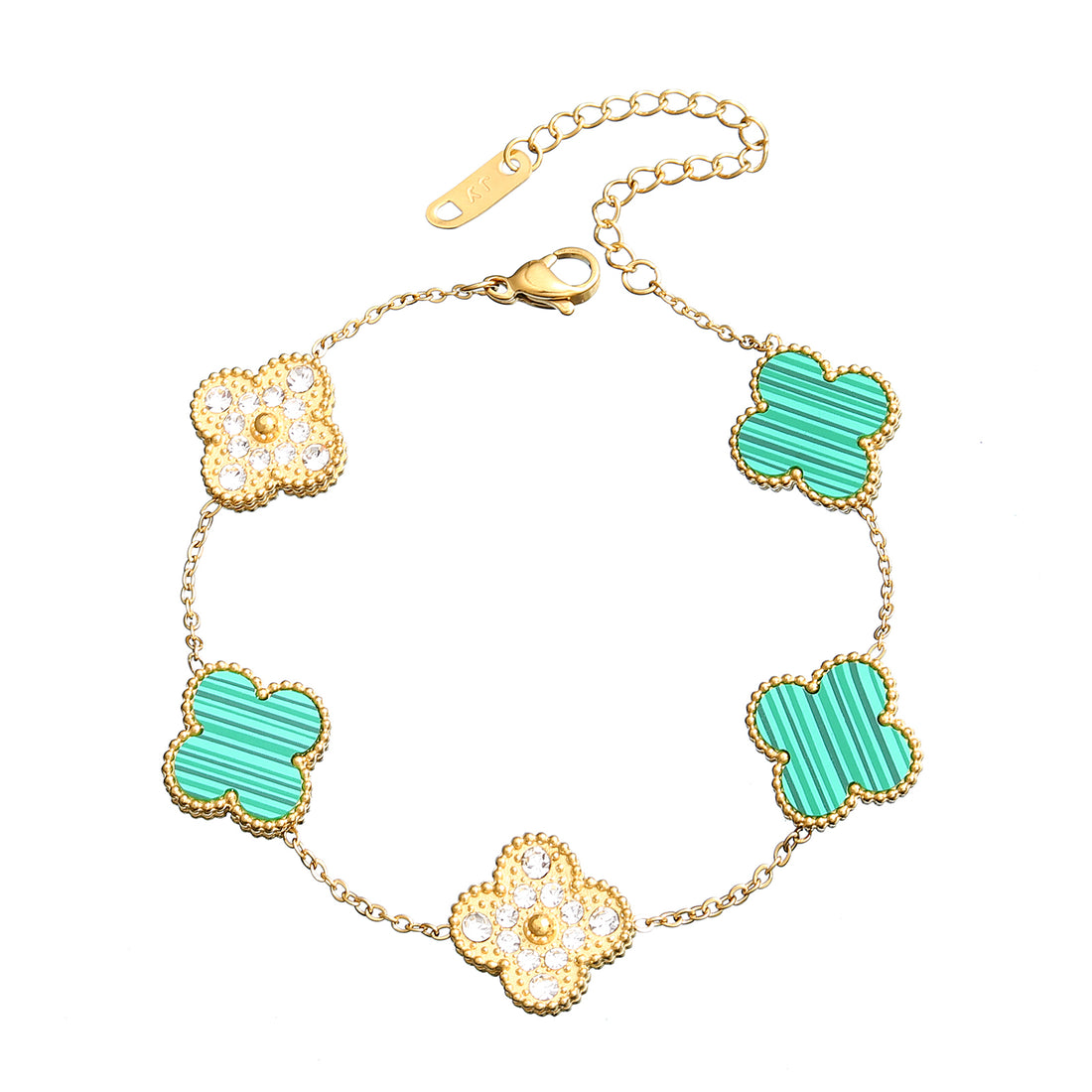 Diamond Lucky Clover Bracelets - FOLOOTY BOUTIQUE