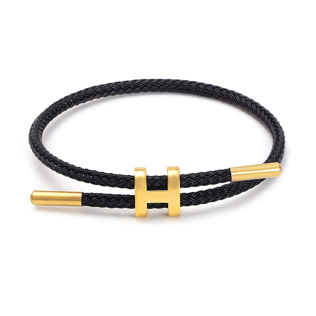 Gold H Shape Bracelet