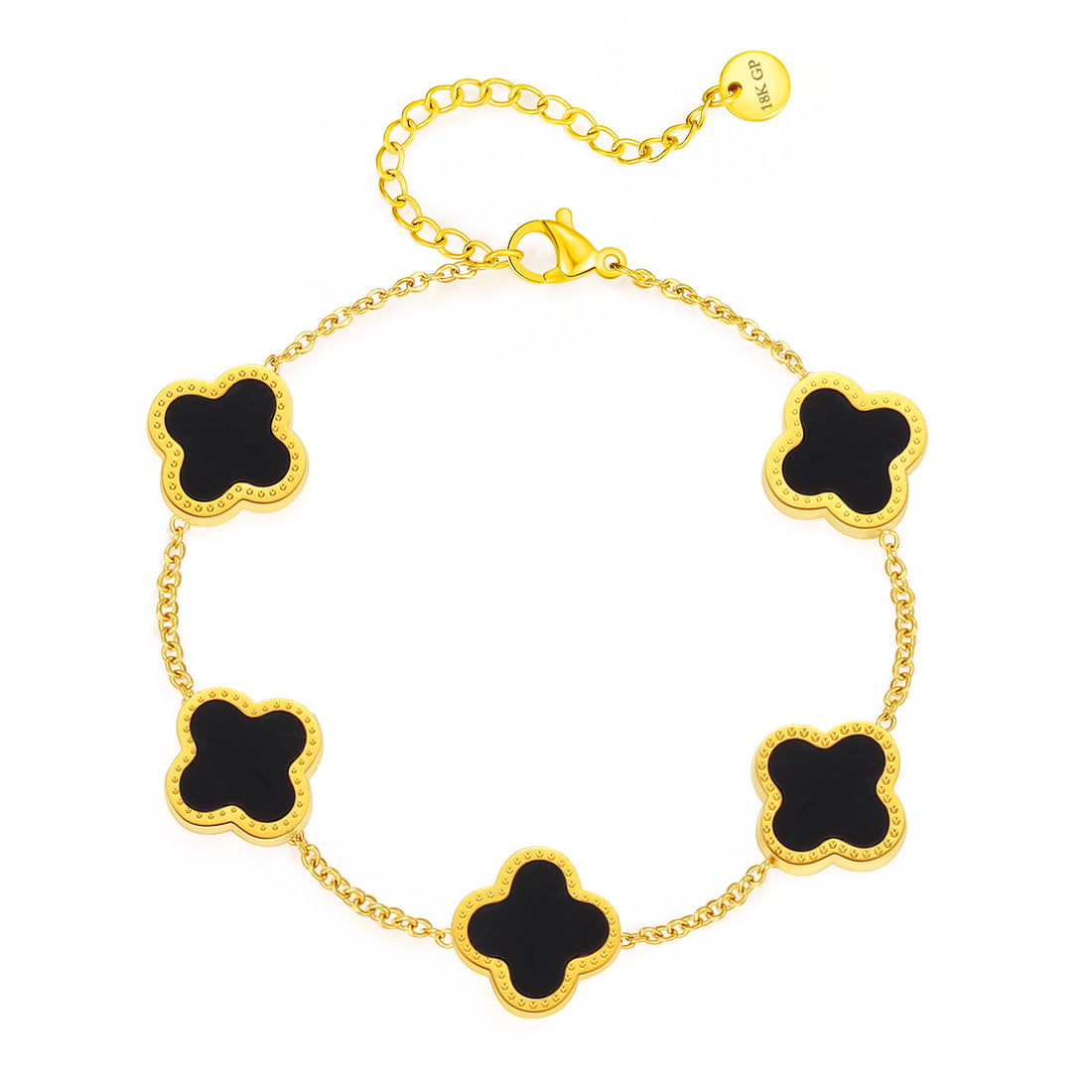 Lucky Clover Gold Bracelet - FOLOOTY BOUTIQUE