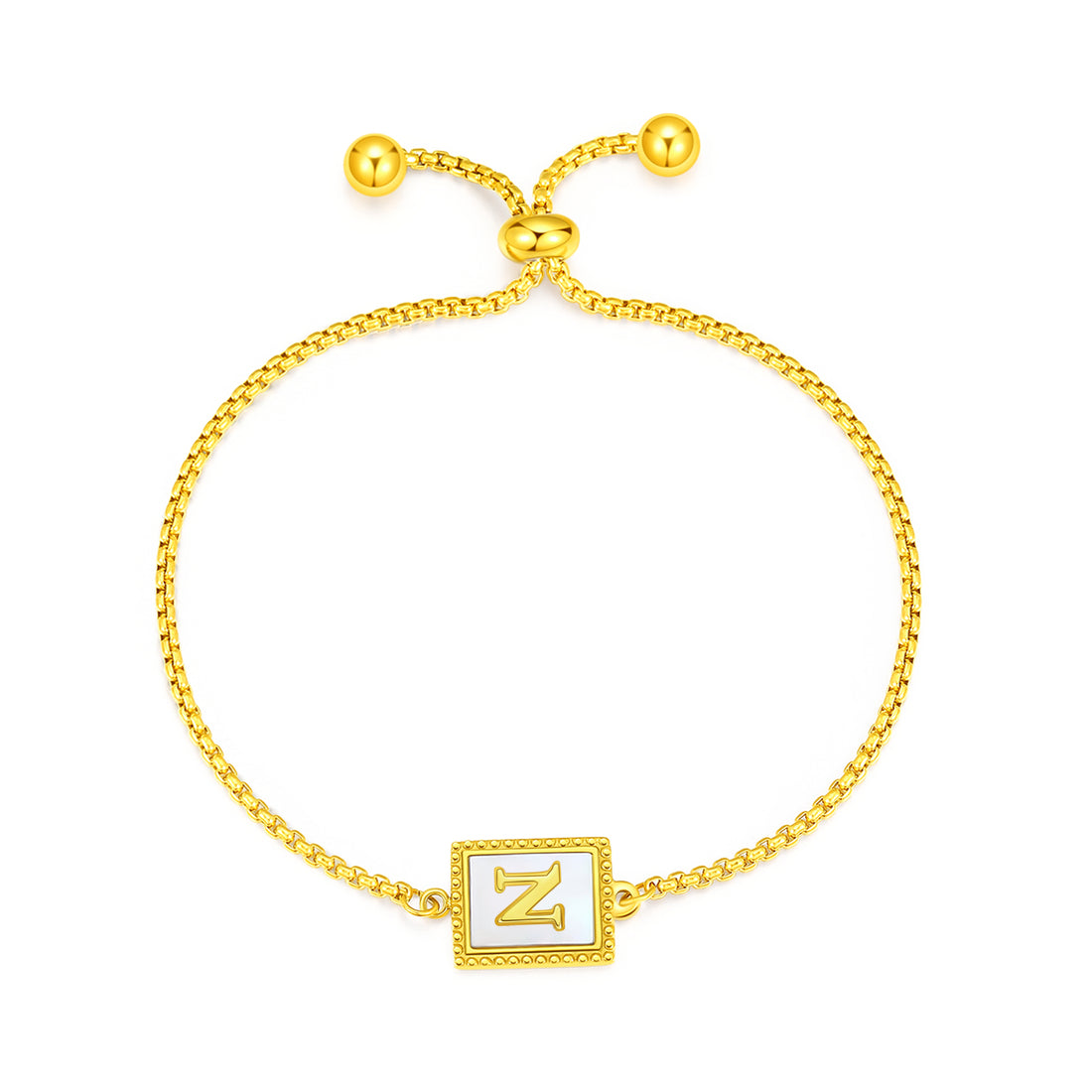 Gold Initial Letters Bracelet - FOLOOTY BOUTIQUE