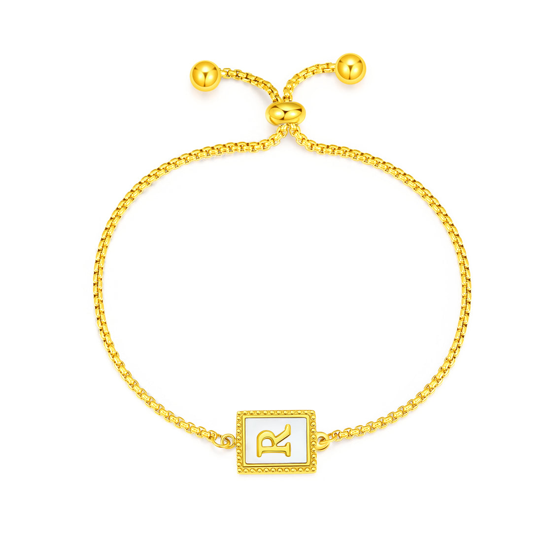 Gold Initial Letters Bracelet - FOLOOTY BOUTIQUE