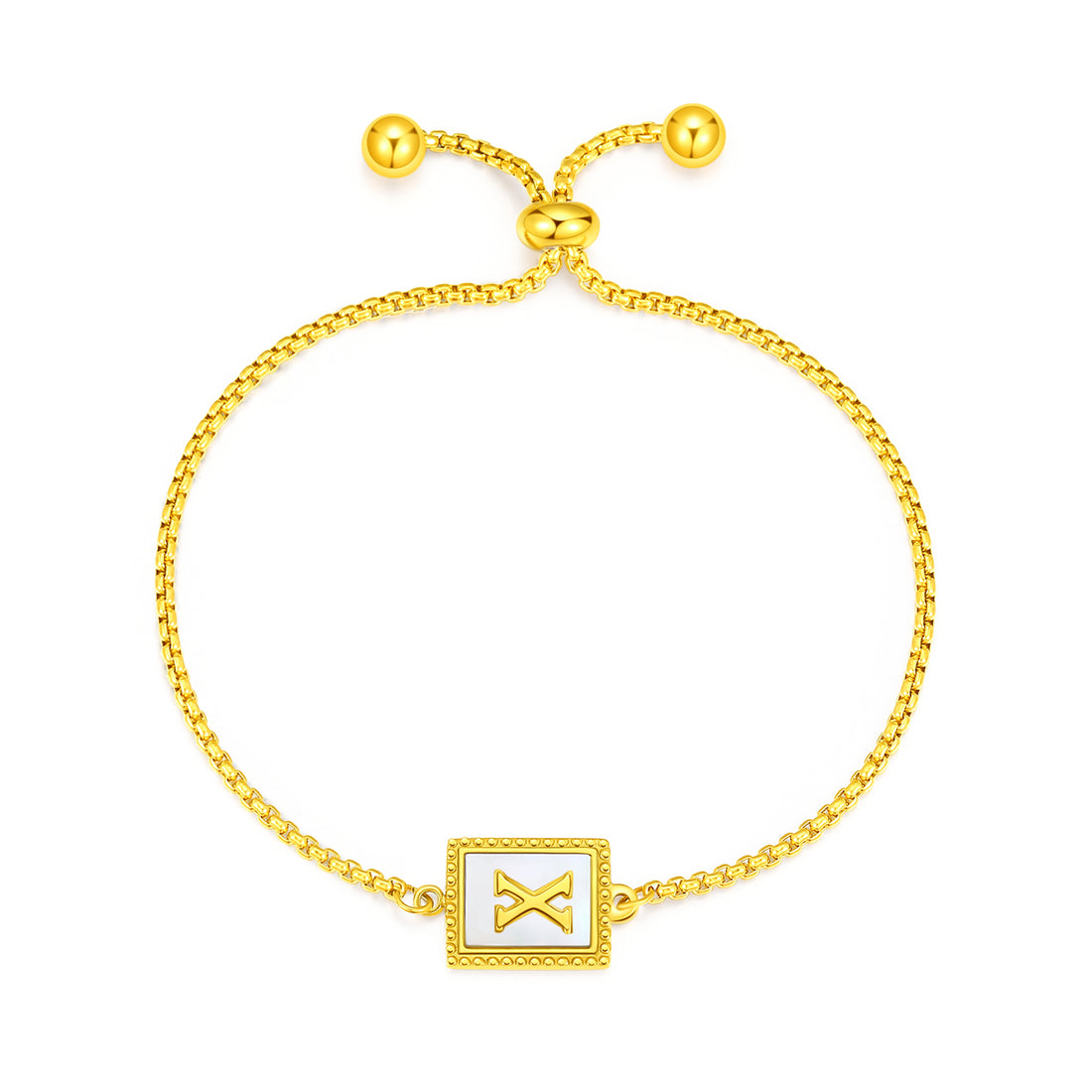 Gold Initial Letters Bracelet - FOLOOTY BOUTIQUE