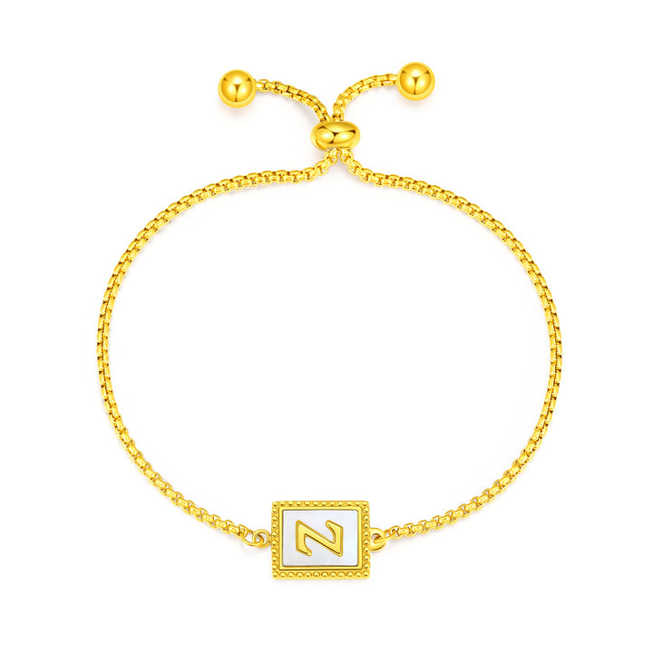 Gold Initial Letters Bracelet - FOLOOTY BOUTIQUE