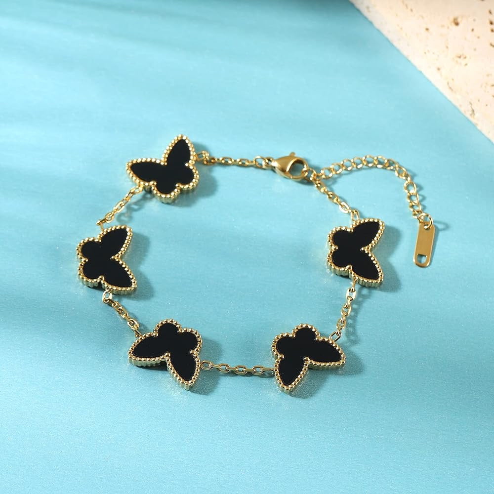 Gold Lucky Butterfly Bracelet - FOLOOTY BOUTIQUE