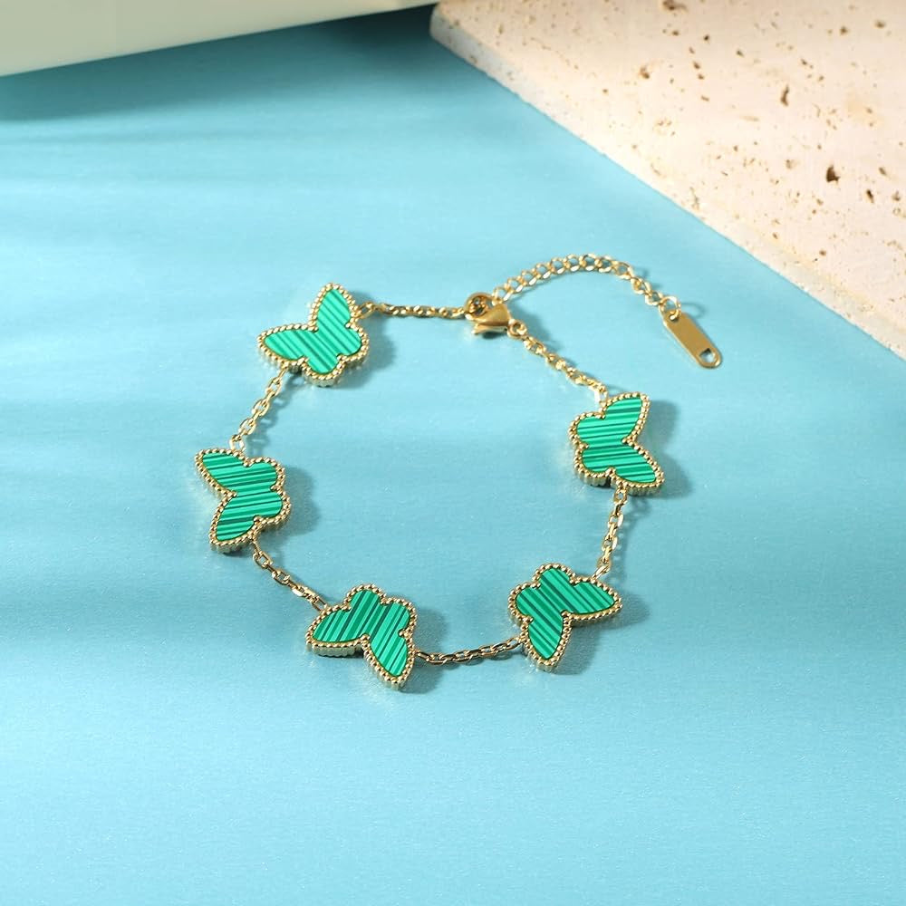 Gold Lucky Butterfly Bracelet - FOLOOTY BOUTIQUE