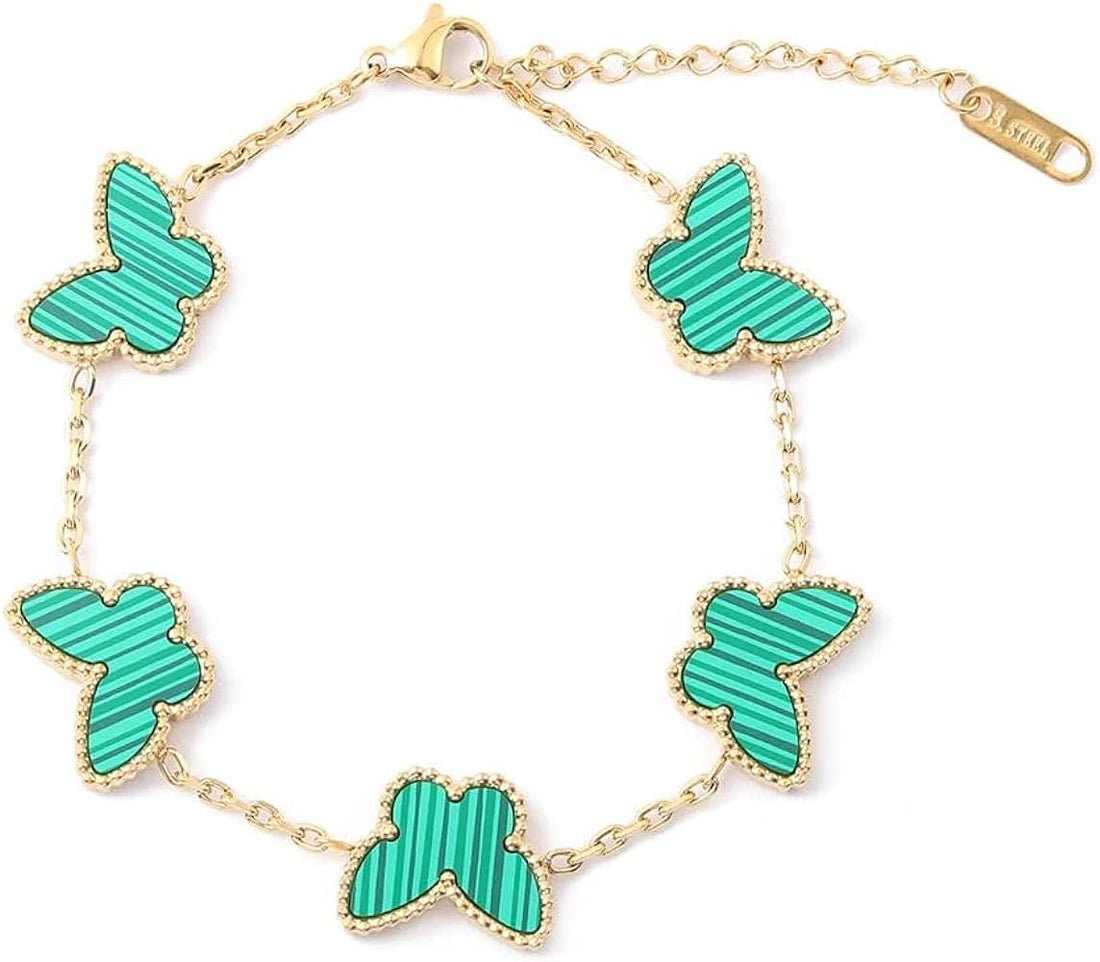 Gold Lucky Butterfly Bracelet - FOLOOTY BOUTIQUE