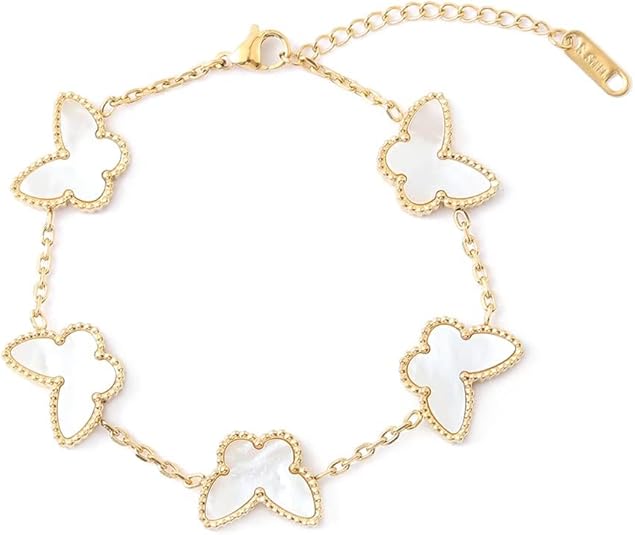 Gold Lucky Butterfly Bracelet - FOLOOTY BOUTIQUE